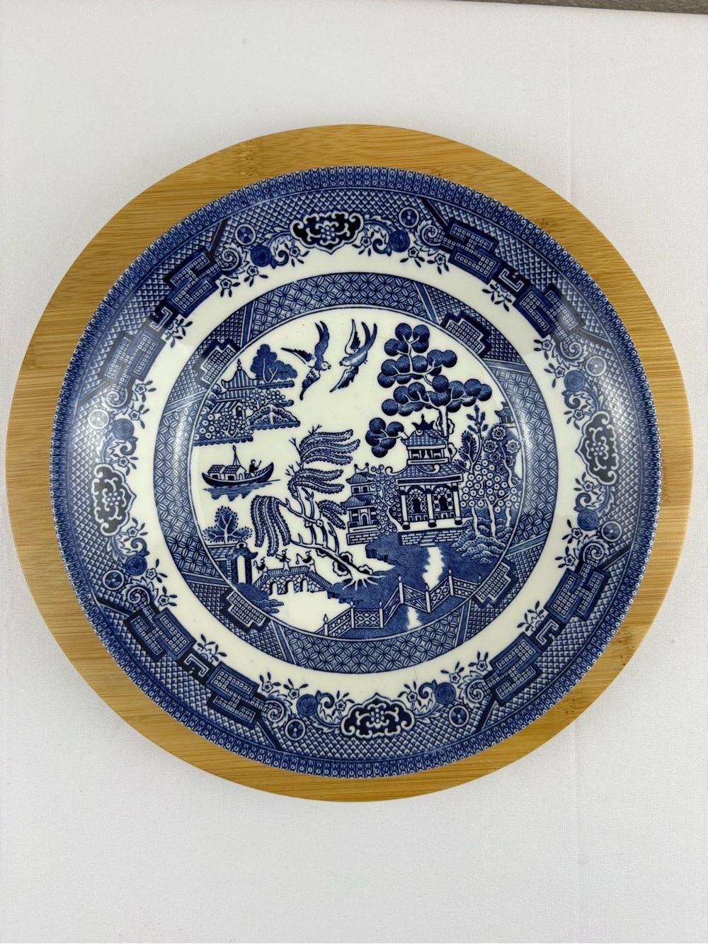 Vintage Churchill England Blue Willow Bowl.